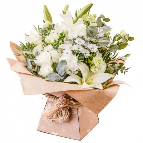 Evelyn Hand Tied Bouquet presented in a complimentary Gift Box