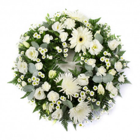 SYM-321 Classic Wreath in White