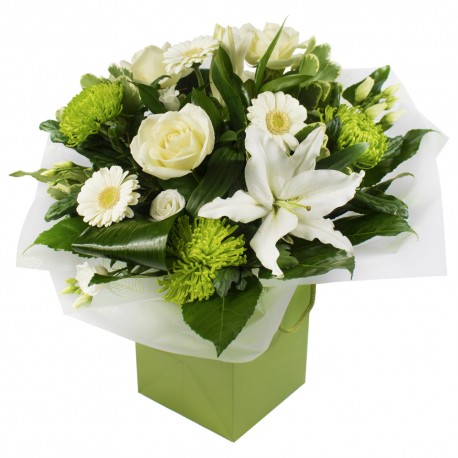 One In A Million Hand Tied Bouquet presented in a Gift Box