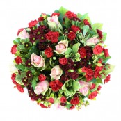 SYM-346 Red & Pink Classic Posy
